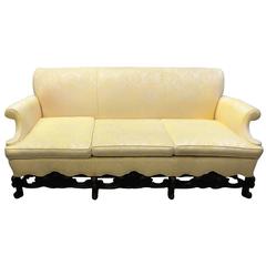 Antique 19th Century English Walnut Sofa