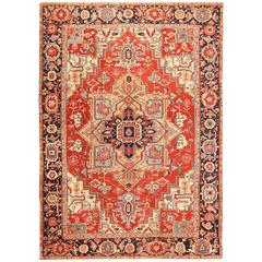 Antique Heriz Serapi Rug 2