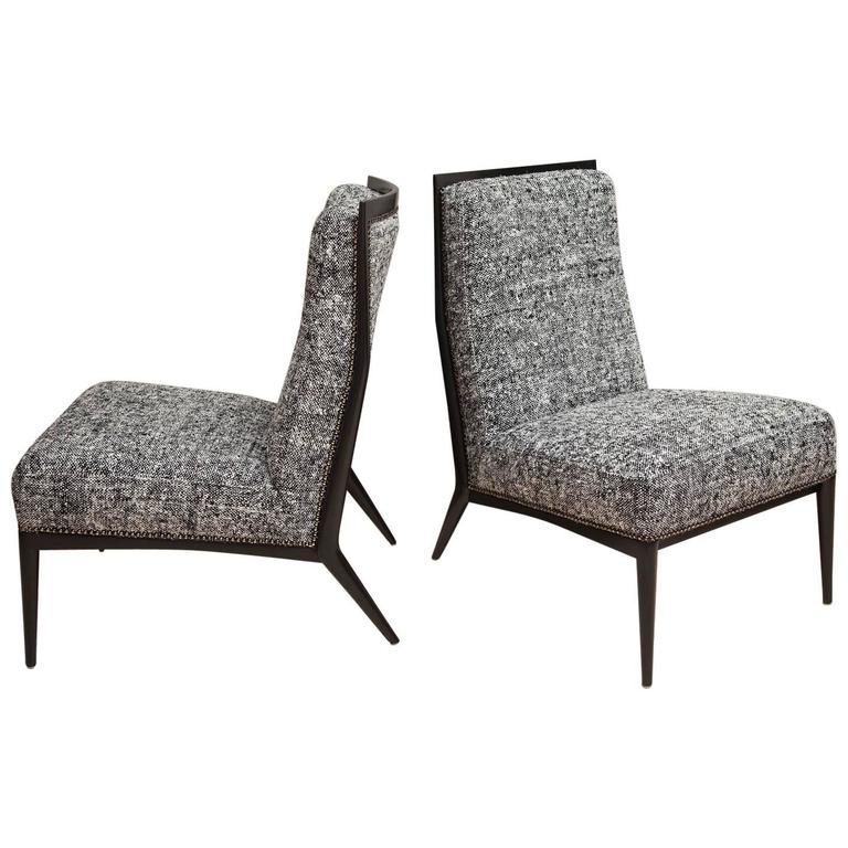 Pair of Slipper Chairs by Paul McCobb For Sale at 1stdibs