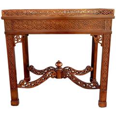 Georgian Style Mahogany Tea Table 6