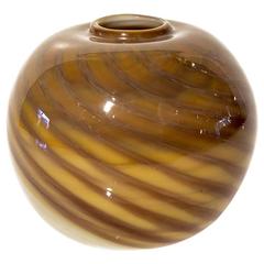 Randy Strong Art Glass Vase, 1979