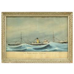 Italian Nautical Votive Painting 5