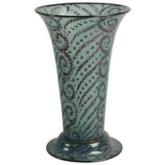 Very Eary Slip Graal Vase for Orrefors, Sweden, 1910s-1920s