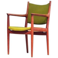 Hans J. Wegner JH 713 Teak Chair Johannes Hansen, Denmark, 1960s