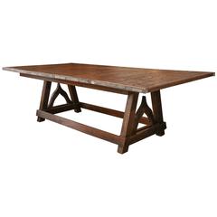 Vintage Rustic Table from French Bricklayers Pallets