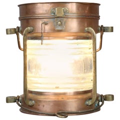 Solid Copper Ship's Lantern