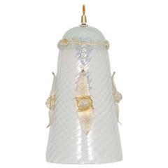 Murano Opaline Glass Hanging Pendant