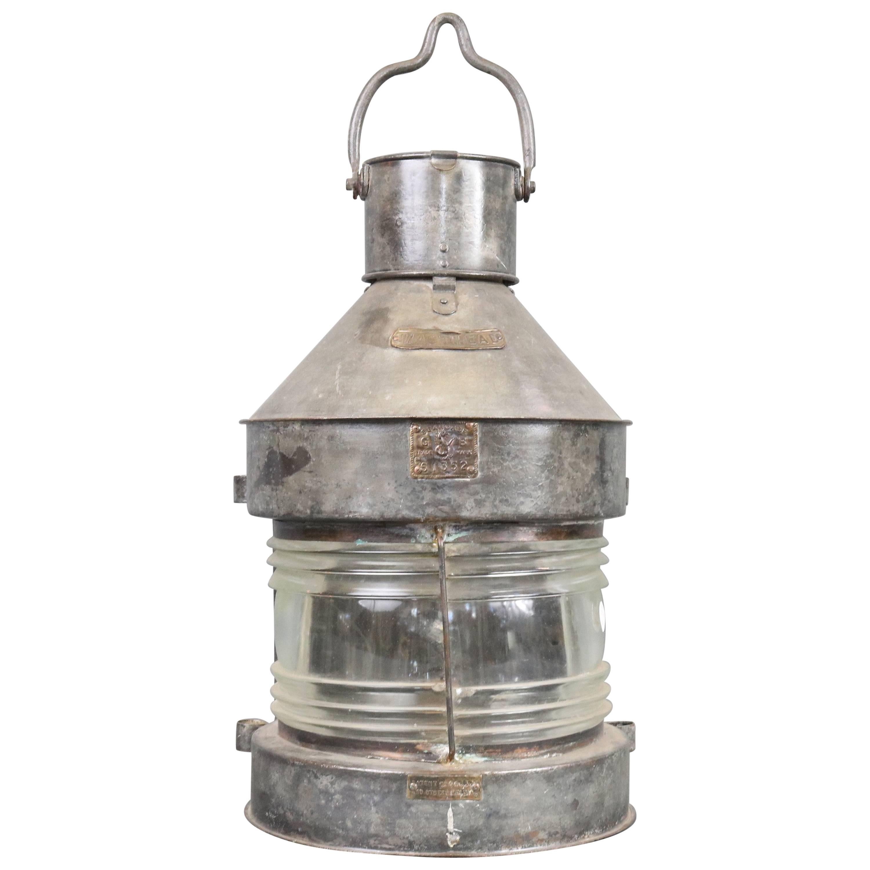 Galvanized Steel Masthead Lantern For Sale