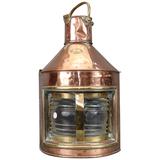 Early Copper and Brass Starboard Lantern