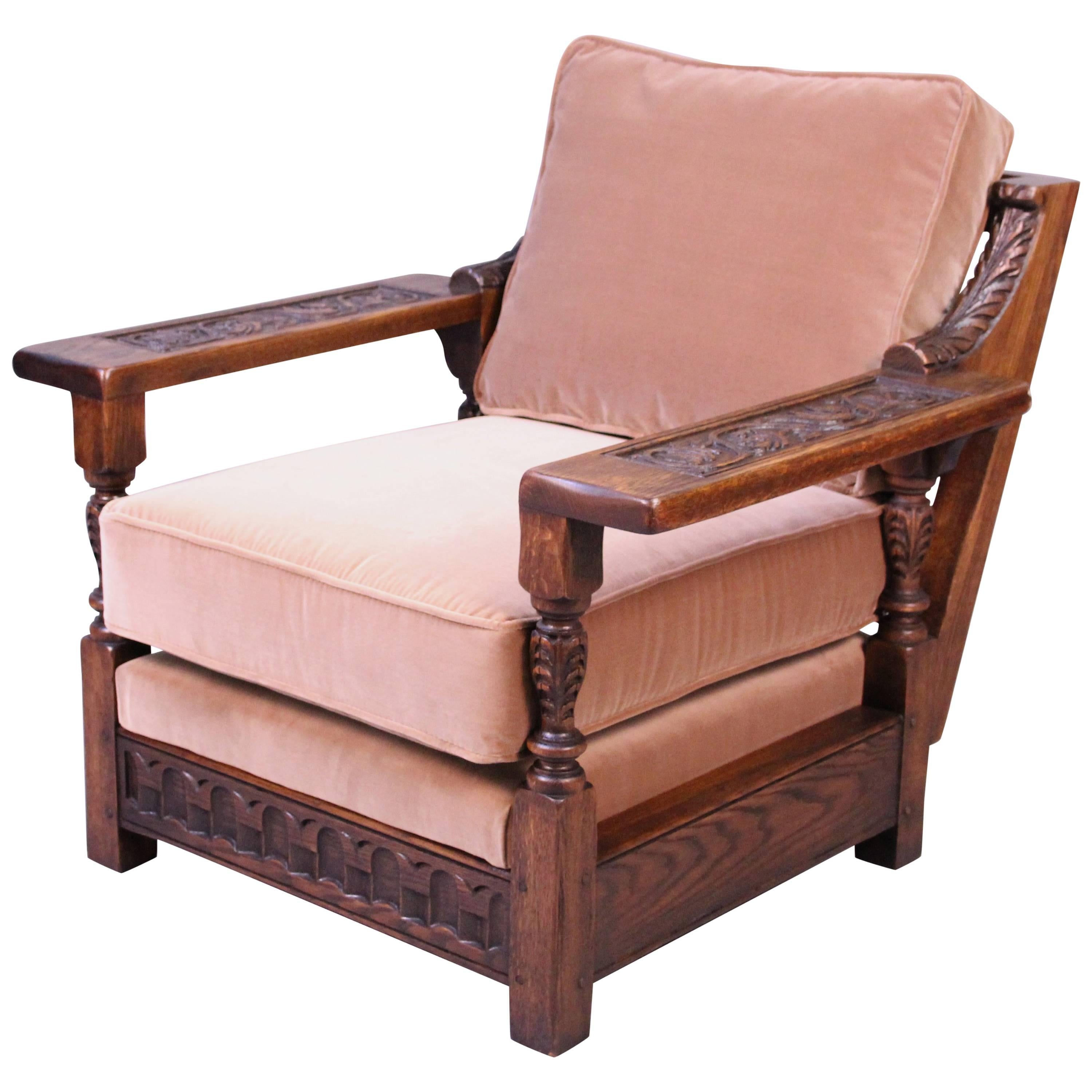 Spanish Revival 1920s Club Chair