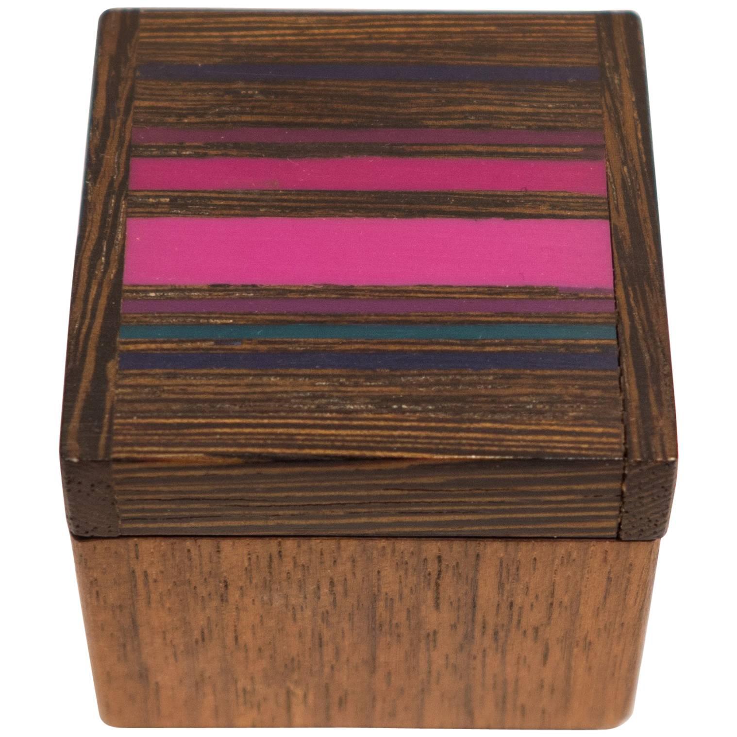Robert McKeown Stamp Box with Stripes