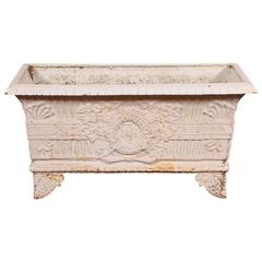 Vintage Cast Iron Footed Planter