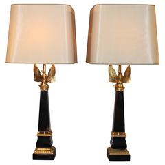 Pair of Table Lamps by Maison Charles & Fils