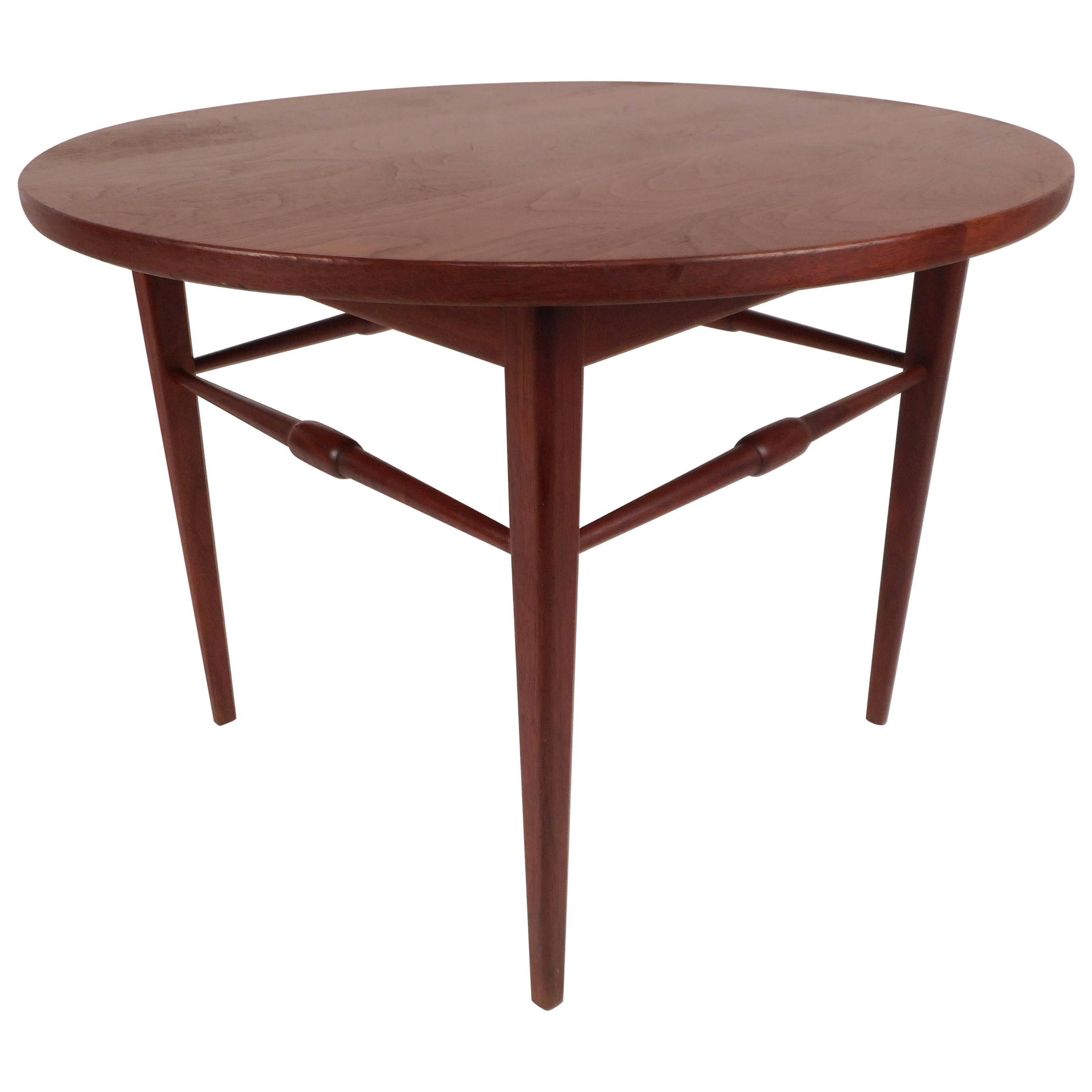Mid-Century Modern Round End Table
