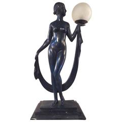 Art Deco Style Lamp in Bronze 5