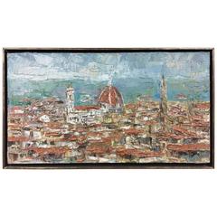 Oil on Canvas Painting of Florence, Italy Oil on Canvas Painting of Florence, Italy