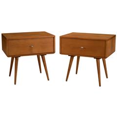 Mid-Century Pair of Paul McCobb Nightstands