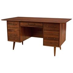 Mid-Century Solid Walnut Ace-Hi Desk