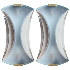 Max Ingrand for Fontana Arte Wall Sconces, Pair