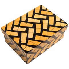 R & Y Augousti Bamboo Inlay Box