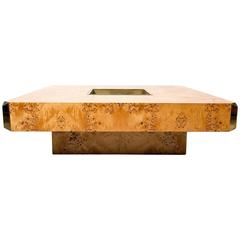Willy Rizzo Alveo Coffee Table and Bar