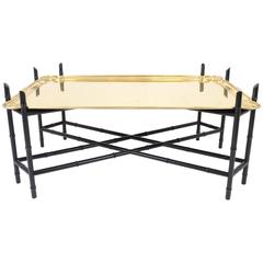 German Brass Tray Table, circa 1960s