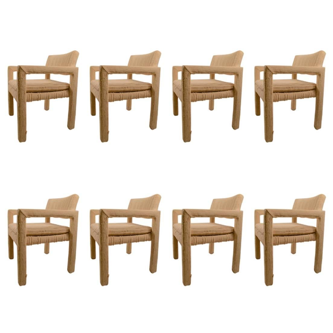 Set of Eight Thayer Coggin Milo Baughman Dining Chairs