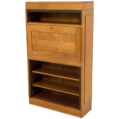 Stylish Art Deco Haagse School Drop-Leaf Desk by Frits Spanjaard for L.O.V 10