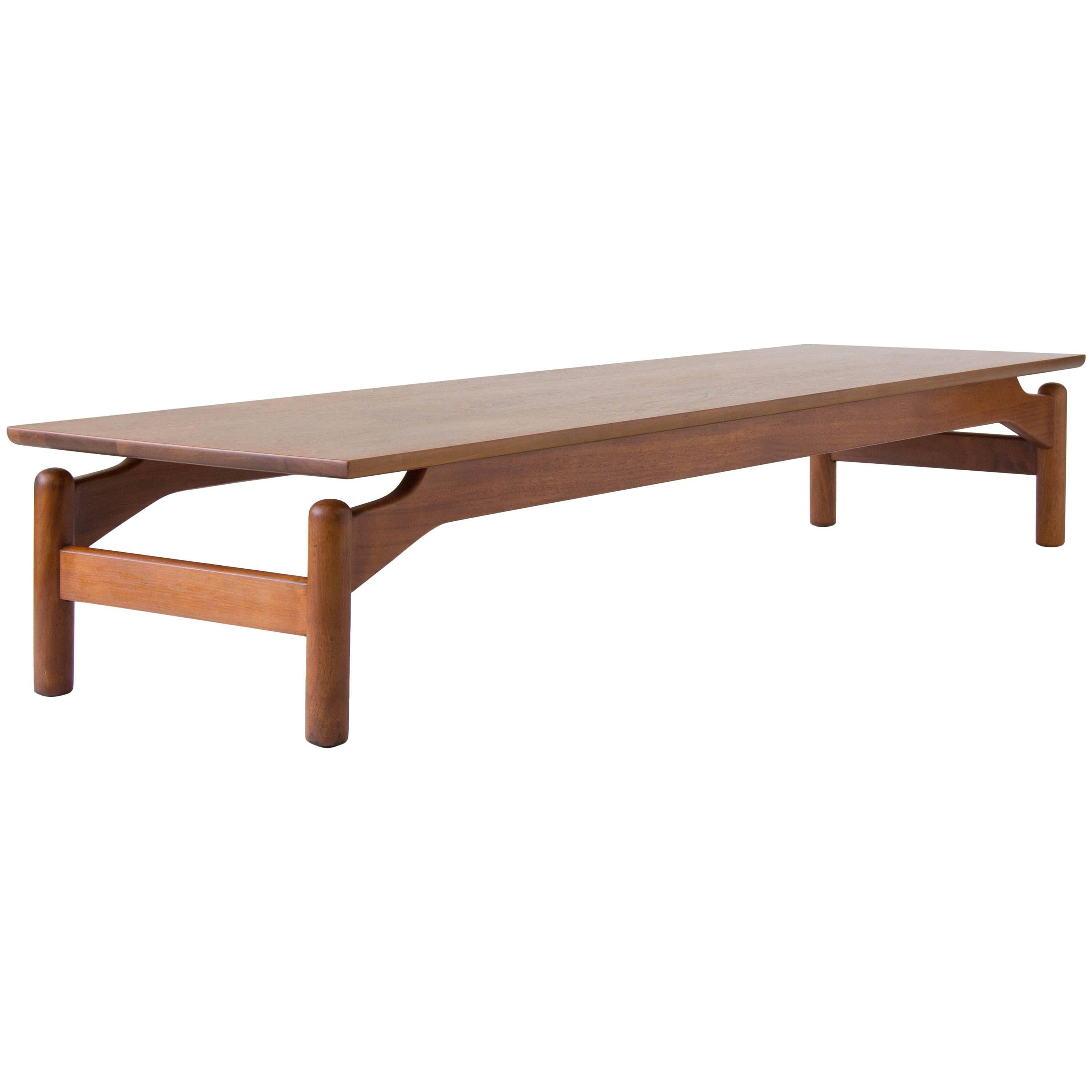Walnut Coffee Table by Greta Grossman for Glenn of California