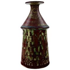 Stig Lindberg (1916-1982), Gustavsberg Studio Art Pottery Vase, Aniara Glaze Stig Lindberg (1916-1982), Gustavsberg Studio Art Pottery Vase, Aniara Glaze