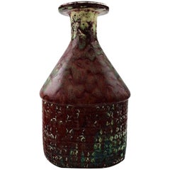 Large Stig Lindberg, Gustavsberg Studio Art Pottery Vase in Aniara Glaze Large Stig Lindberg, Gustavsberg Studio Art Pottery Vase in Aniara Glaze