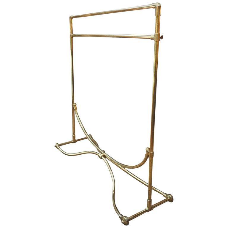 French Brass Shop Clothes Rack at 1stDibs