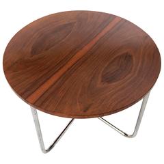 Vintage Czech Tubular Steel Framed Coffee Table, 1930s