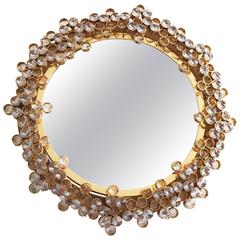Lobmeyr Gilded Crystal Backlit Mirror 6