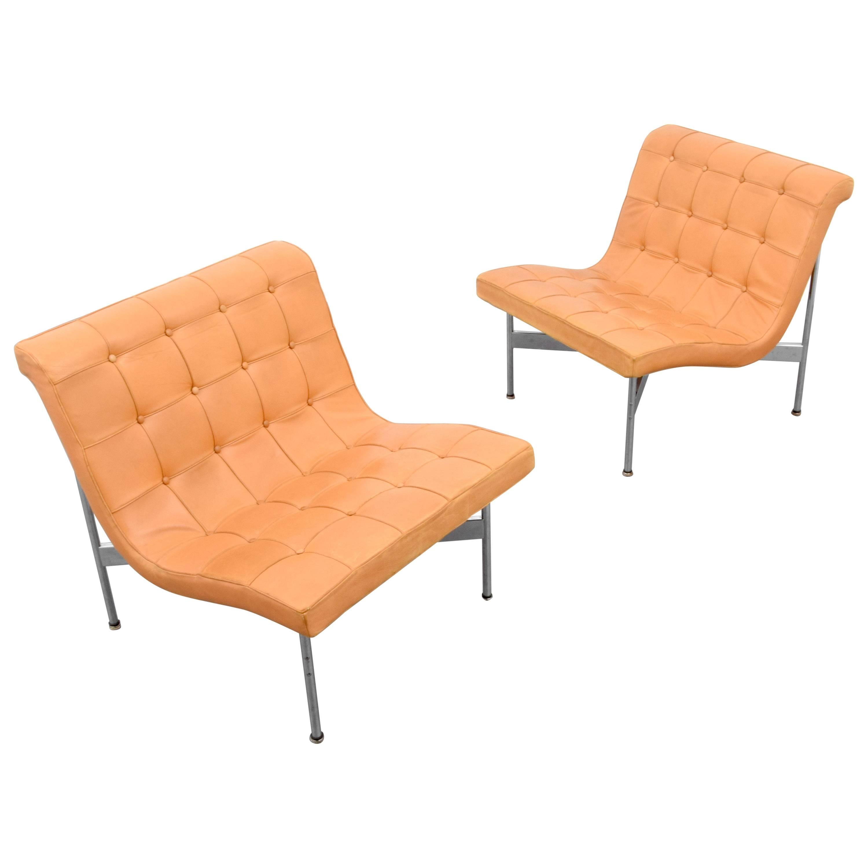 William Katavolos, Ross Littell & Douglas Kelley "New York" Lounge Chairs For Sale