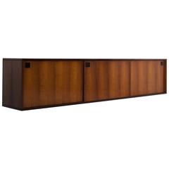Alfred Hendrickx Wall-Mounted Sideboard in Rosewood