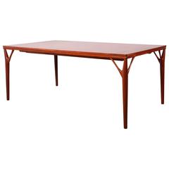 Vintage Sculptural Teak Dining Table