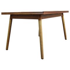 Danish Teak and Oak Model C35 Dining Table by Poul Volther