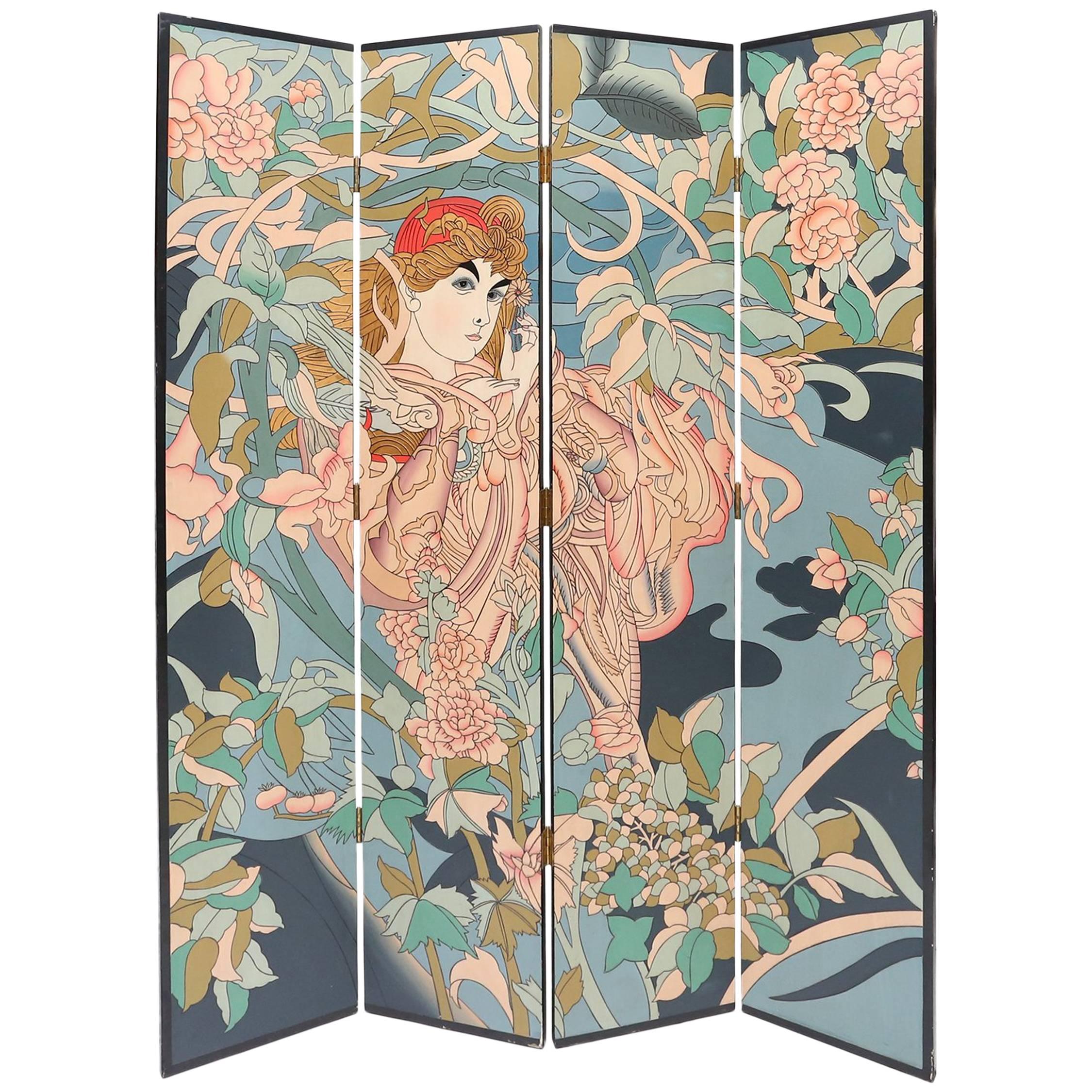 1970s Oriental Room Divider