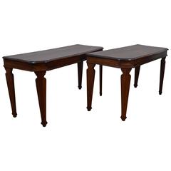 Rare and Unusual Pair of Late 18th Century Italian Walnut Console Tables 7