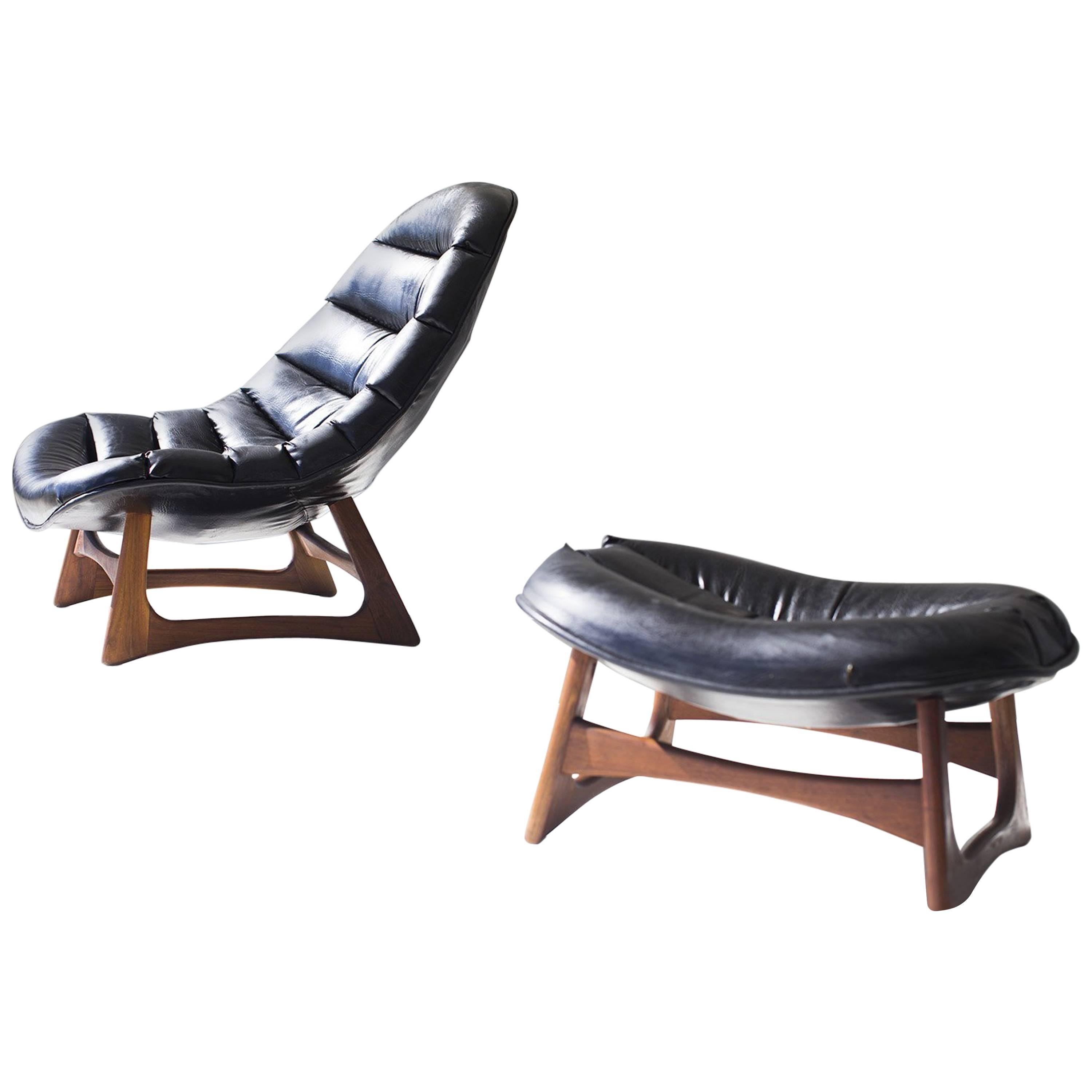 Adrian Pearsall Lounge Chair and Ottoman for Craft Associates Inc.