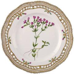 Royal Copenhagen Flora Danica Plate with Pierced Rim, 20/3533