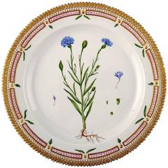 Royal Copenhagen, Flora Danica, Round Serving Plate, Model #3524