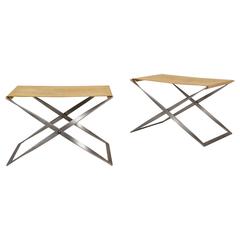 Pair of PK-91 Folding Stools