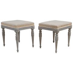 Pair of Gustavian Stools 9
