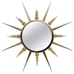 Vintage Murano Glass "Sunburst "Mirror