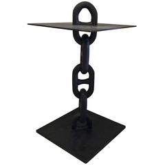 Chaine d'Ancre Style Iron Chainlink Sidetable 11