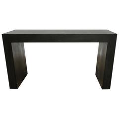 Ron Mann Modern Waterfall Console Table or Desk