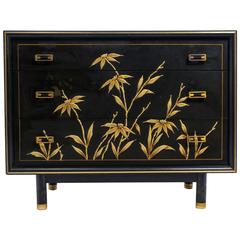 Hand Burnished Asian Cabinet 12