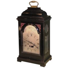 Mid-18th Century Ebonized Bracket Clock 7